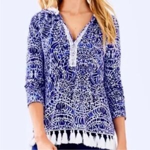 Lilly Pulitzer Harmon hoodie top women’s small